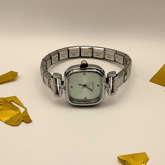 Silver Stainless Steel Watch - Expandable Bracelet (Copy) - B.Fancy