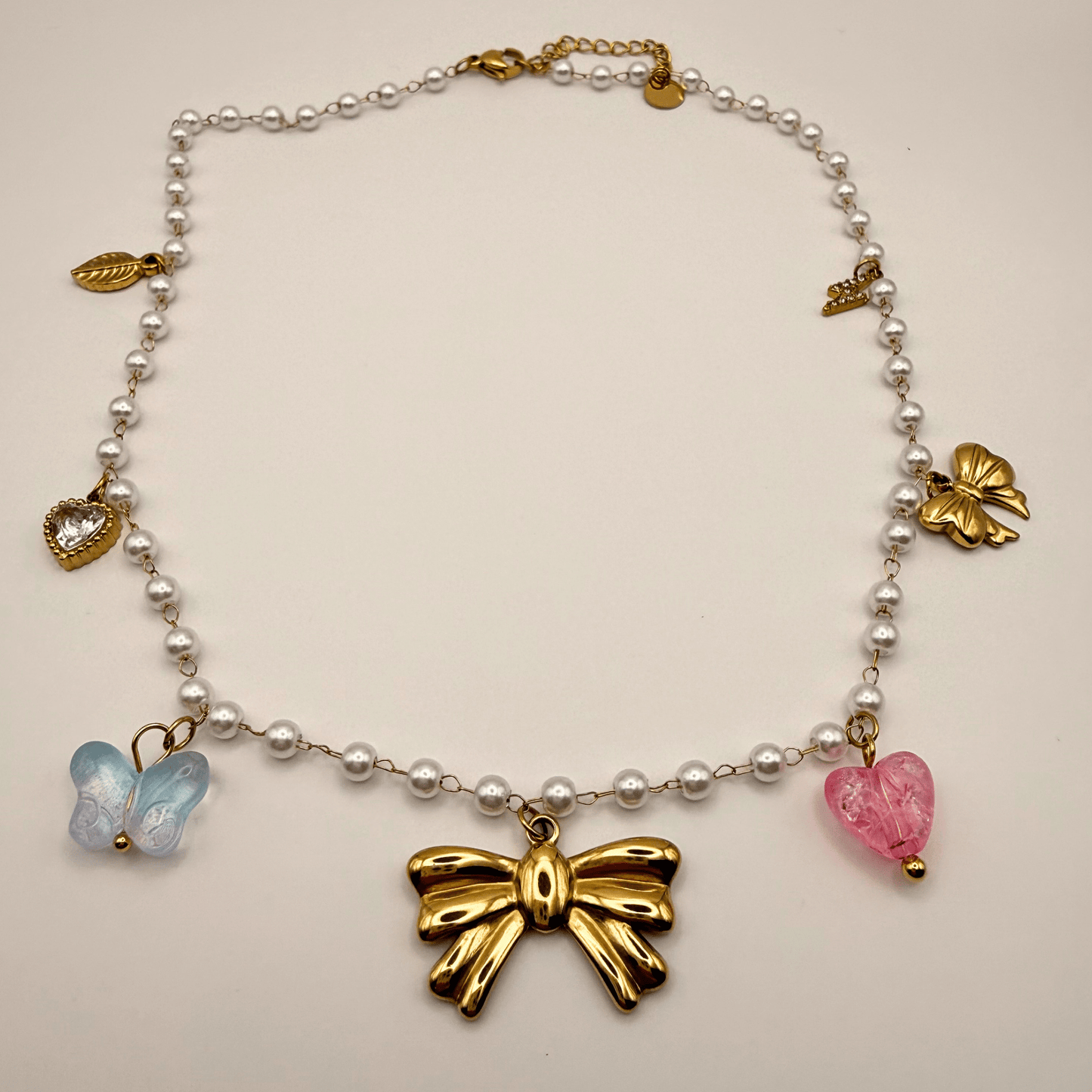 Bow Charms Necklace - B.Fancy