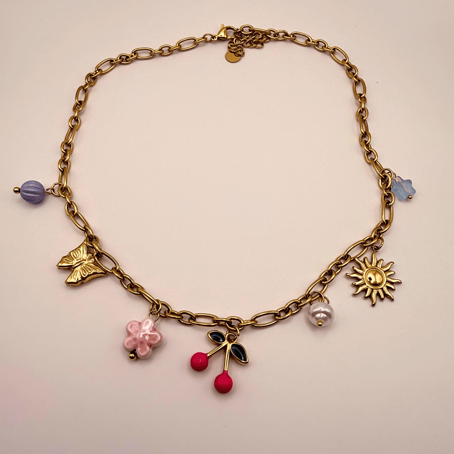 Cherry Charms Necklace - B.Fancy