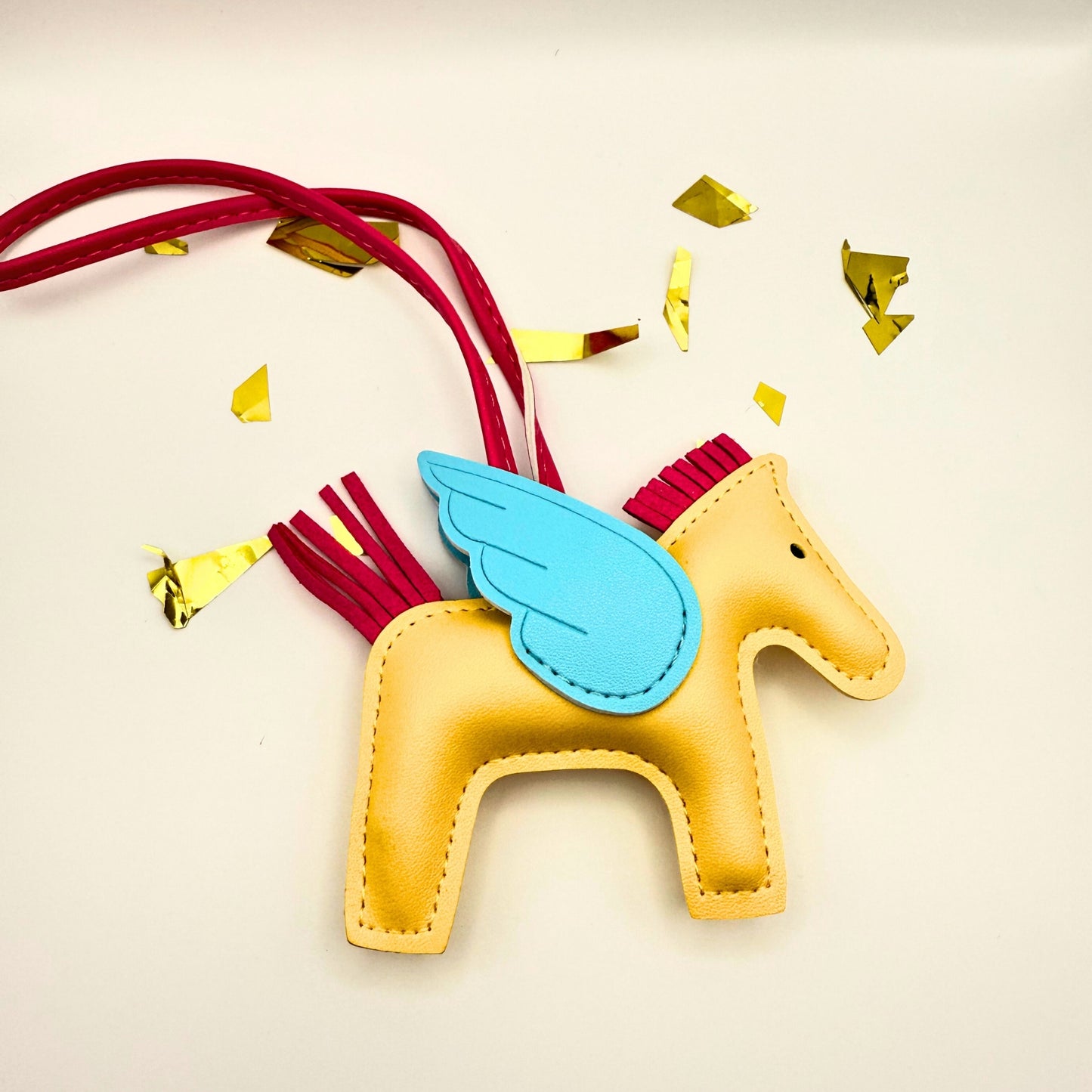 Yellow Unicorn Handbag Charm - B.Fancy