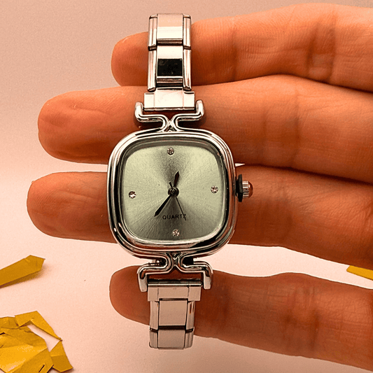 Silver Stainless Steel Watch - Expandable Bracelet (Copy) - B.Fancy