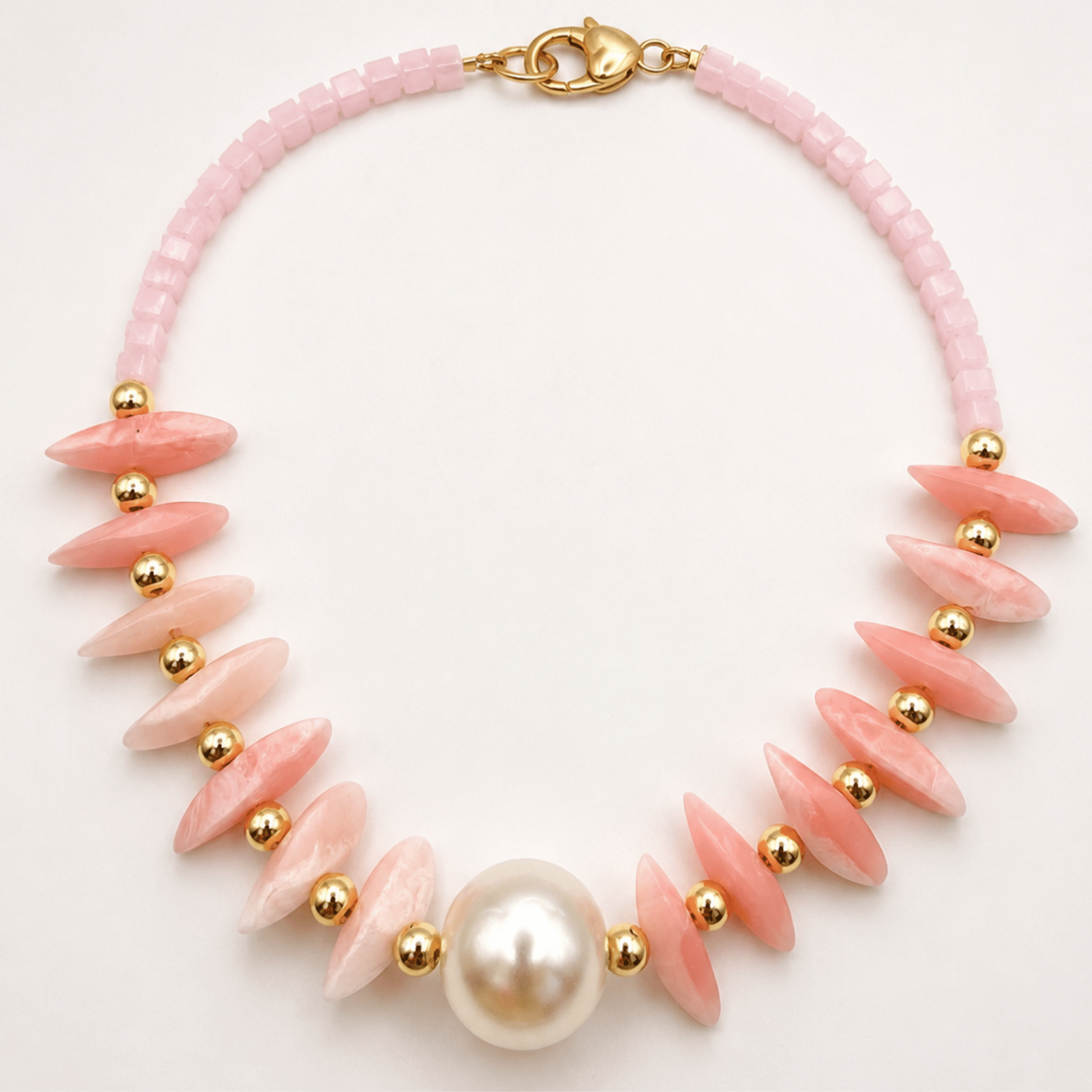 Blush Pearl Necklace - B.Fancy