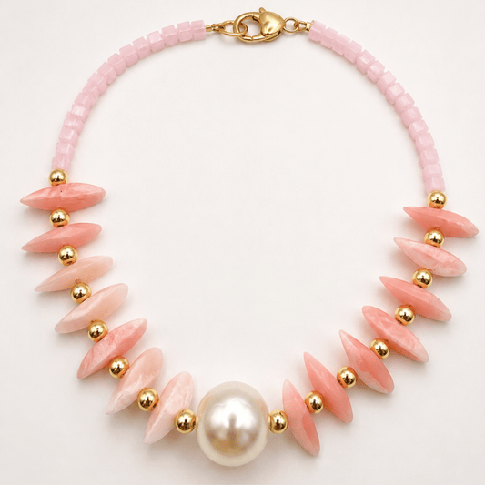 Blush Pearl Necklace - B.Fancy