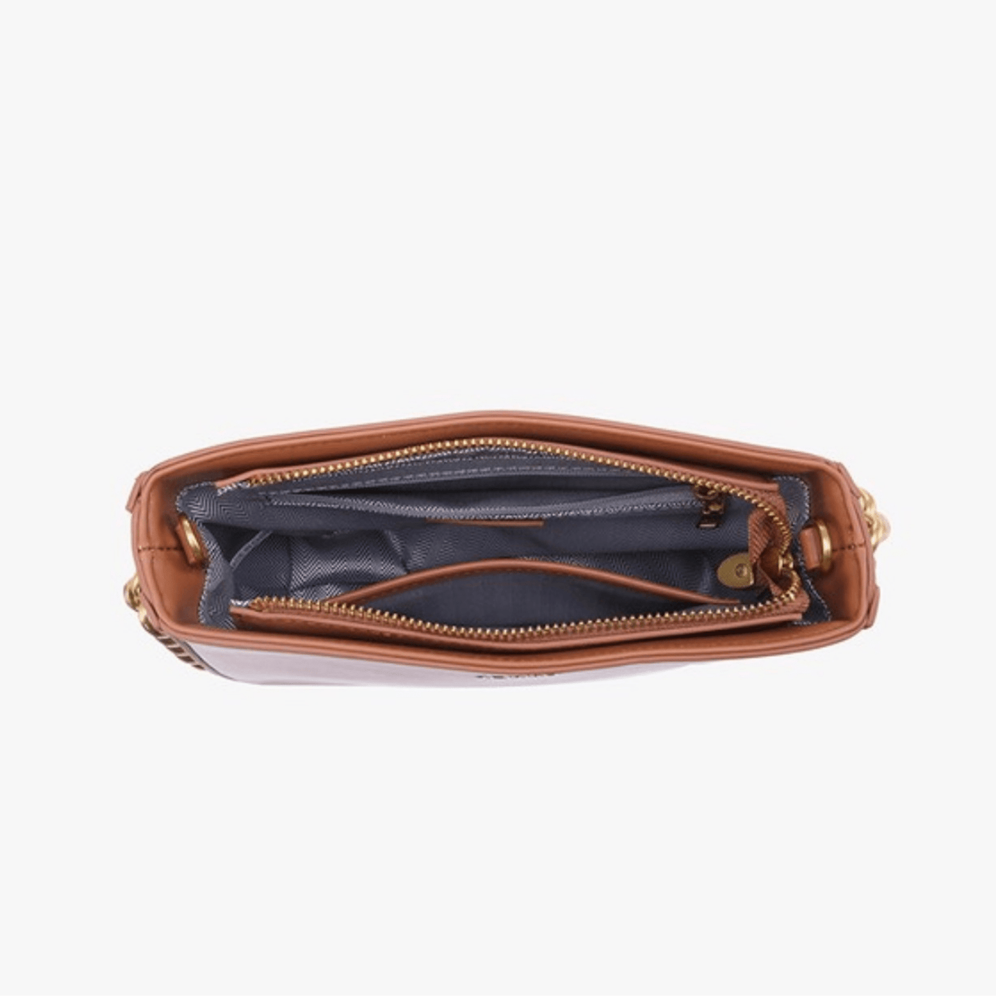 Brown Chain Saddle Bag - B.Fancy