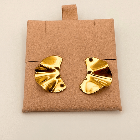 Gold Stainless Steel Earrings - B.Fancy