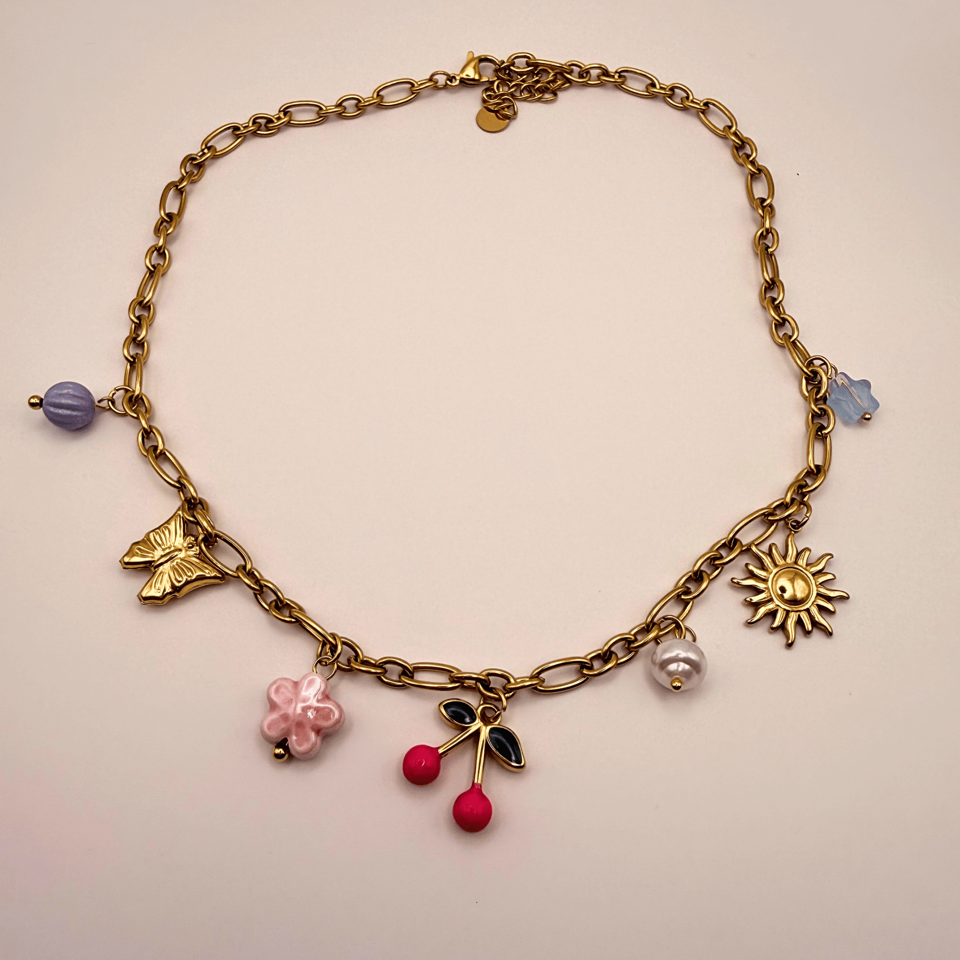 Cherry Charms Necklace - B.Fancy