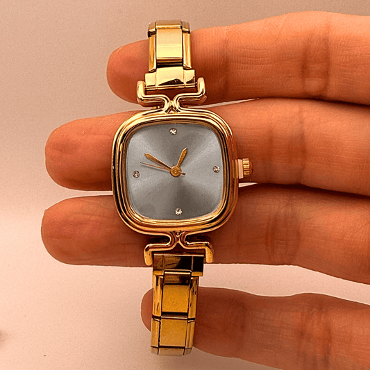 Blue Stainless Steel Watch - Expandable Bracelet - B.Fancy