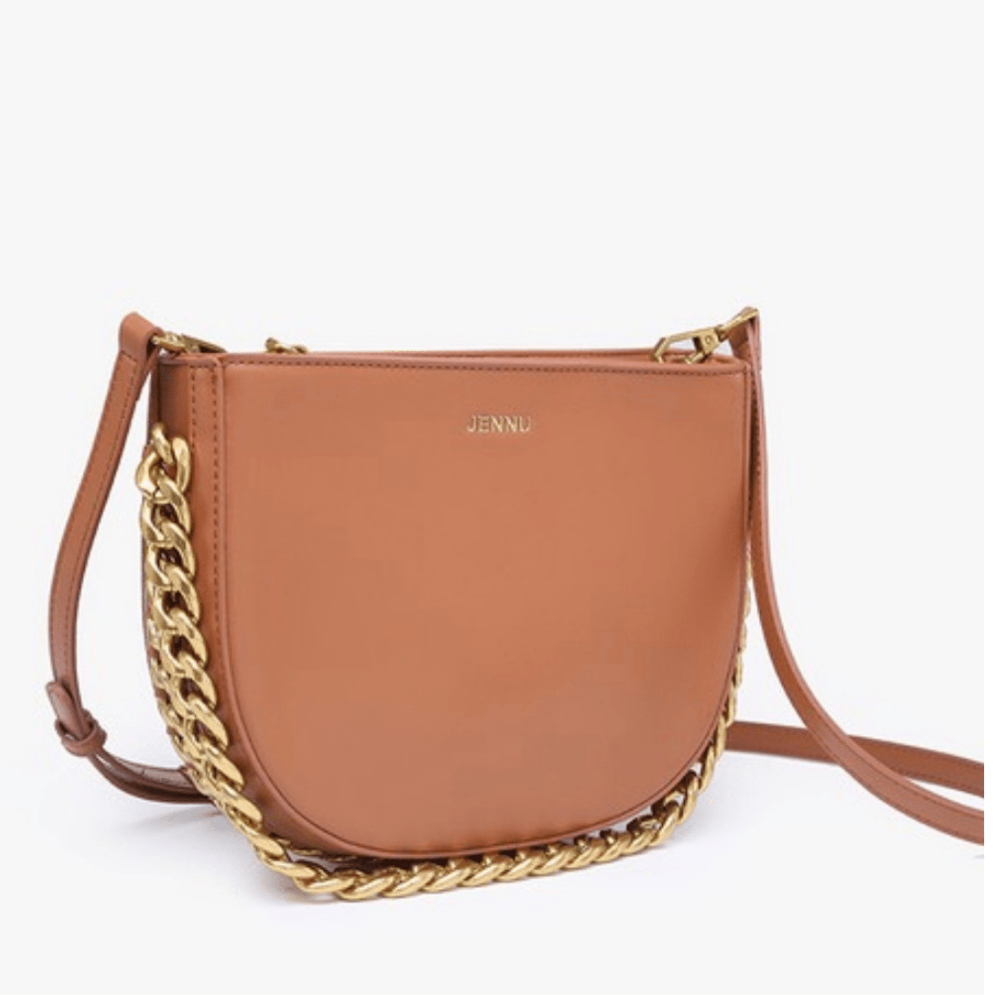 Brown Chain Saddle Bag - B.Fancy
