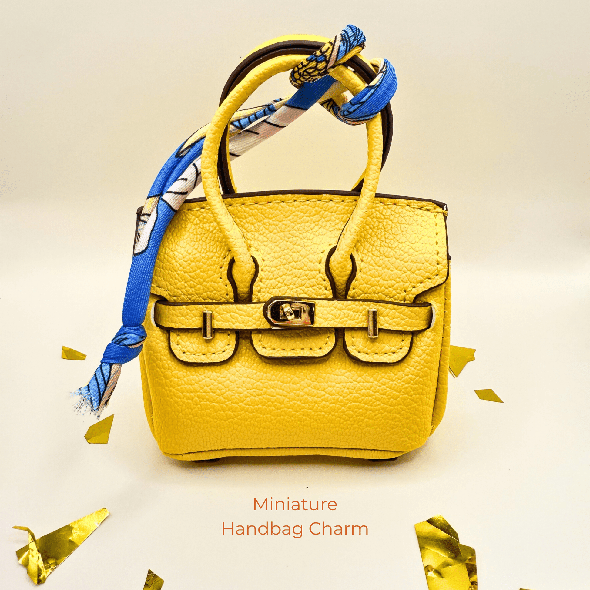 Miniature Yellow Charm Bag - B.Fancy